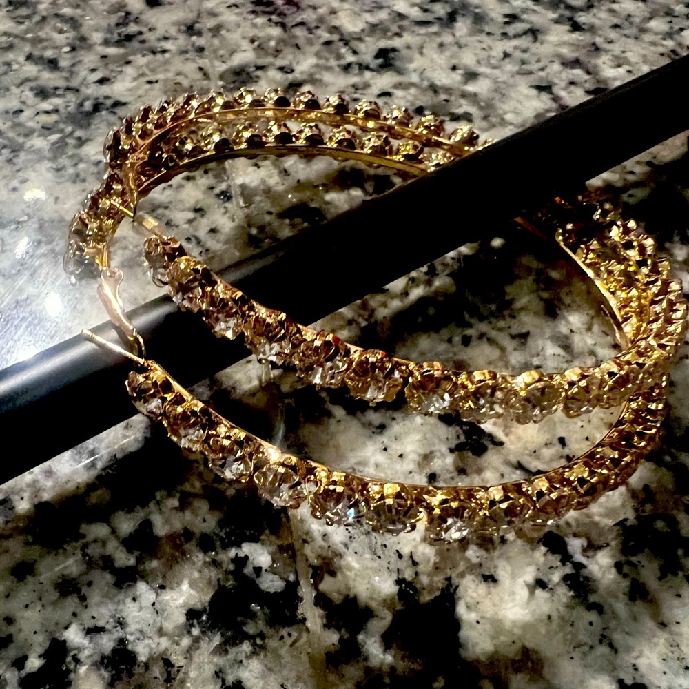 Cubic Zirconia Hoops